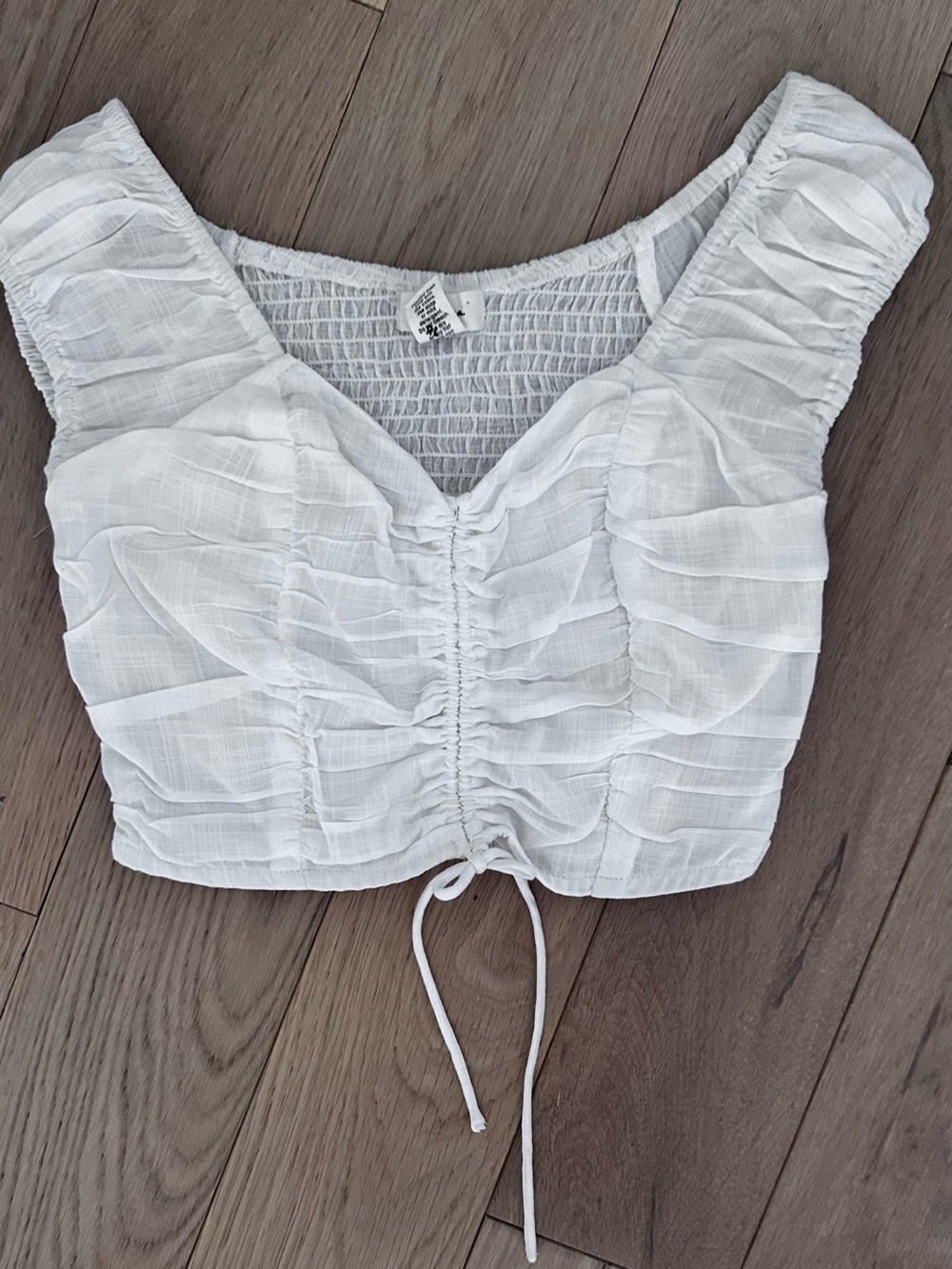 White summer top